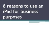 8-reasons-to-use-an-iPad-for-business-purposes
