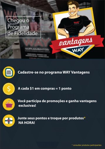 Way Vantagens Catálogo de pontos