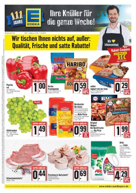 Edeka Haidorf Wochenwerbung KW11