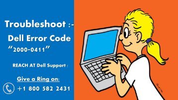 Fix Dell Error Code 2000-0411