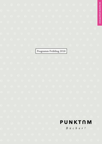 PUNKTUM Bücher! Frühjahrsvorschau 2018