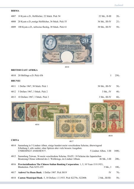 80. Auktion - Banknoten-Spezial - Emporium Hamburg