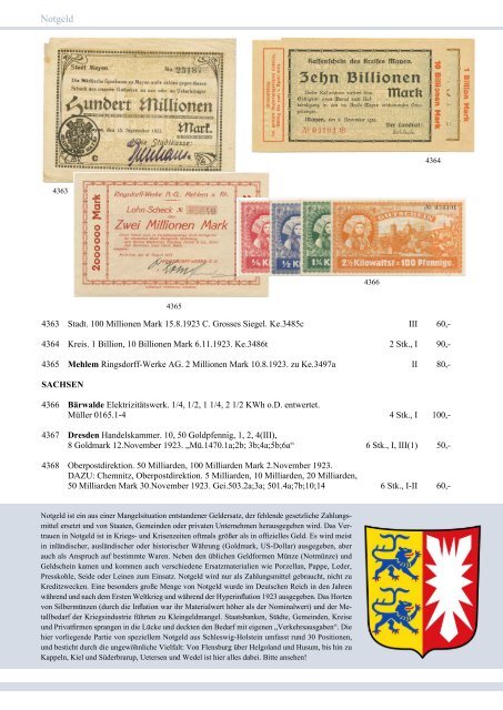 80. Auktion - Banknoten-Spezial - Emporium Hamburg