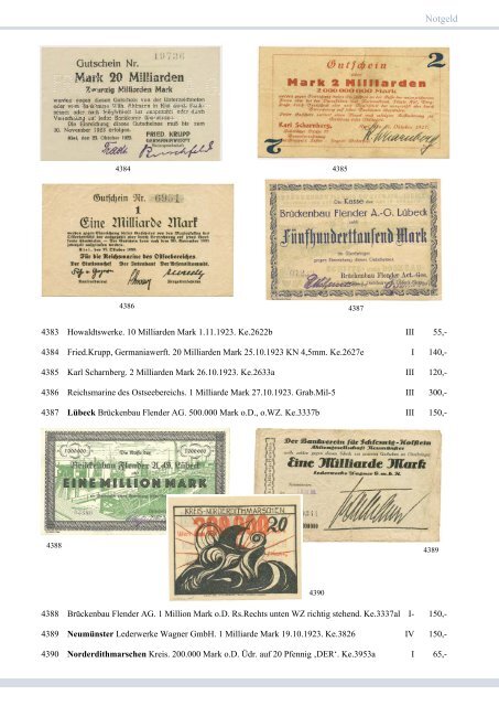 80. Auktion - Banknoten-Spezial - Emporium Hamburg