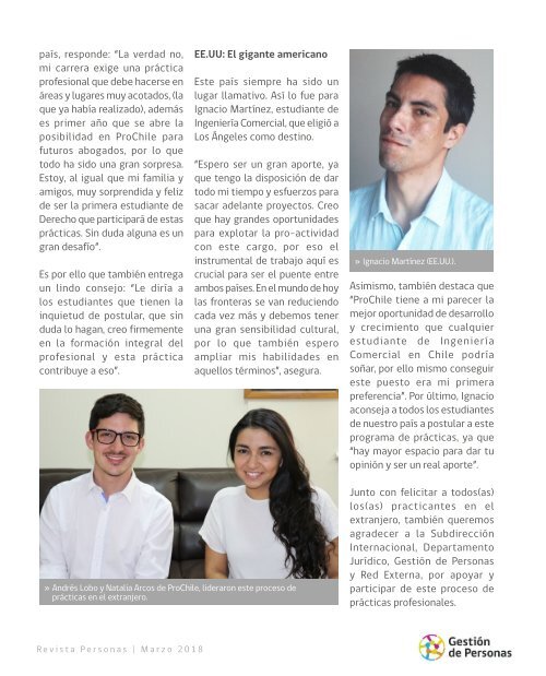 Revista Personas Marzo 2018