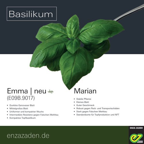 Leaflet Basilikum 2018