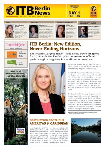 ITB Berlin News 2018 - Day 1 Edition