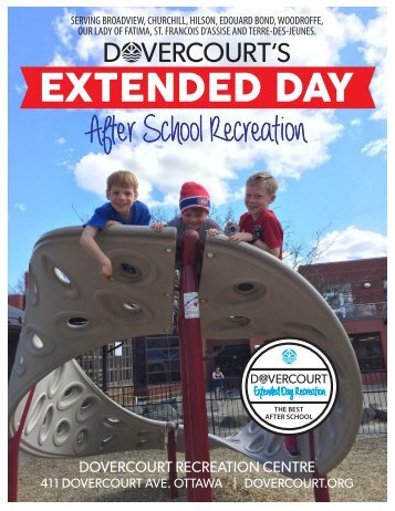 Dovercourt Extended Day After School Recreation program
