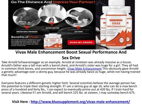 Vivax Male Enhancement Best Testosterone Booster Supplements