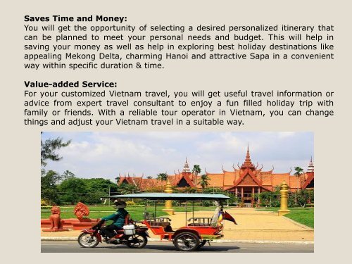 Why to Opt for Customized Vietnam Holiday Packages?