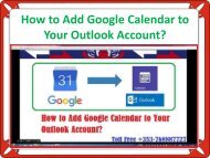 How to Add Google Calendar to Your Outlook Account?