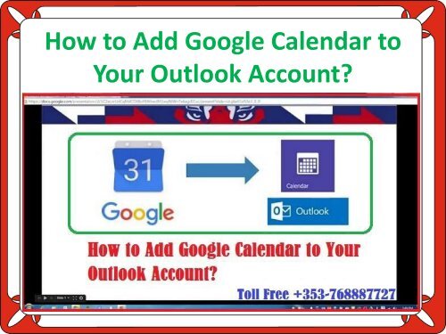 How to Add Google Calendar to Your Outlook Account?