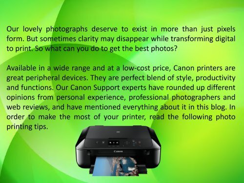 How To Get High-Quality Photos From And Canon Printer