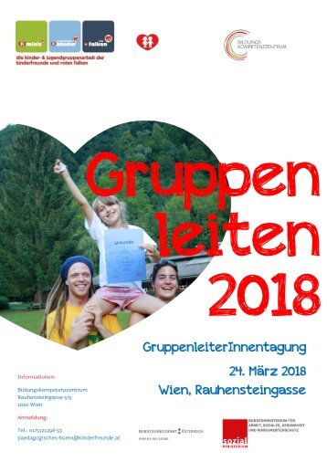 Folder GruppenleiterInnentagung 2018