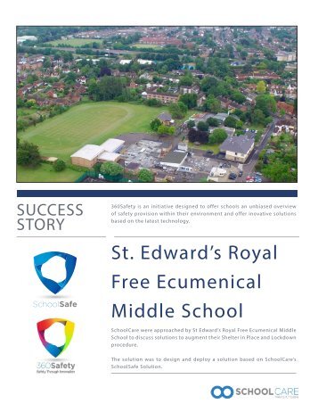 Success Story Brochure - St Edwards Royal Free