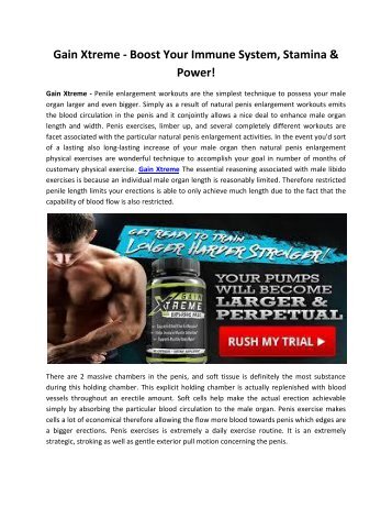 Gain Xtreme - Boosts Your Overall Strength & Power