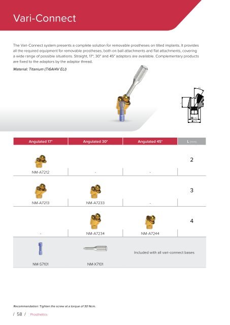 Noris Medical Dental Implants Product Catalog 2018 2