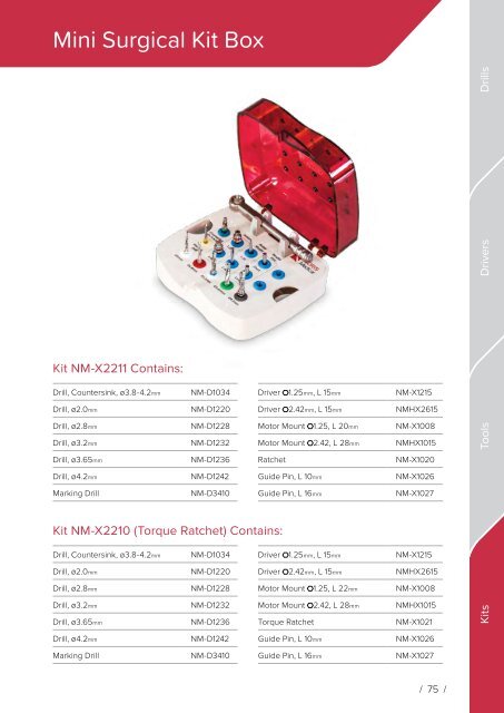 Noris Medical Dental Implants Product Catalog 2018 2