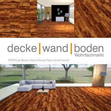 dwb Produktinformation PrintCork Boden Pekan Amerikanisch