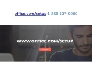 office.com setup 2016