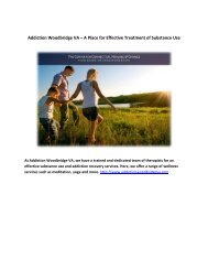 Addiction Woodbridge VA – A Place for Effective Treatment of Substance Use