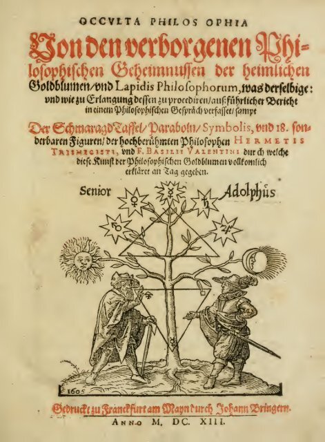 Occulta Philosophis Trismegisti Basilii