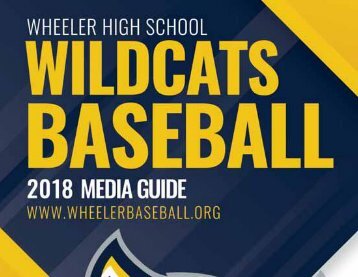 Wheeler 2018 Baseball Media Guide
