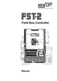 Manual Field Bus Controller - New Lift