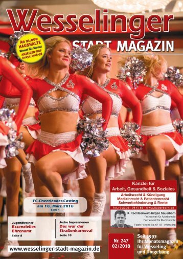 Wesselinger Stadt Magazin Februar 2018