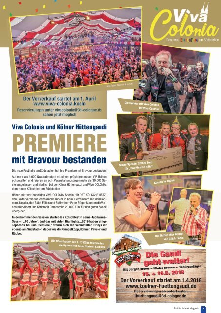 Brühler Markt Magazin Februar 2018