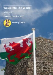 2017 UKIP Wales Manifesto - 'Wales Into The World'