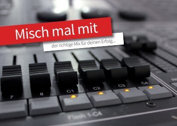 Postkarten zur Ausbildung als Veranstaltungstechniker/in