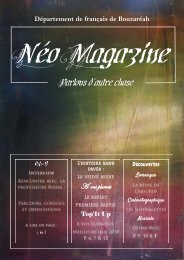 Néo magazine - Quatrième numéro - 8 Mars