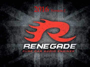Renegade Pure Care Audio Engines