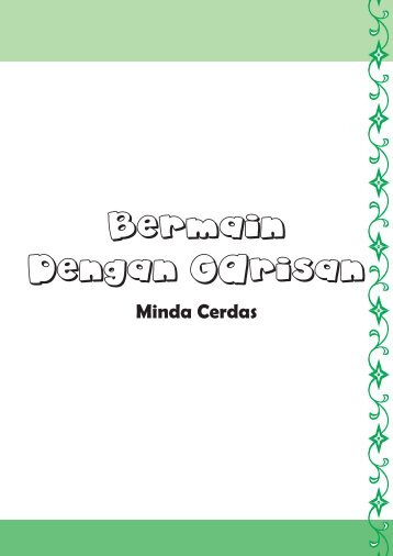 Minda Cerdas - Bermain Dengan Garisan Book 2