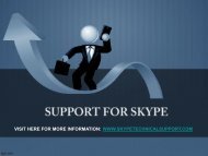 Why you should call Skype Tech Support Number?