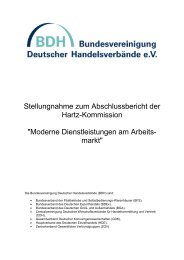 Stellungnahme zum Abschlussbericht der Hartz-Kommission ... - CDH