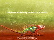 Commercial Printing Services in Australia