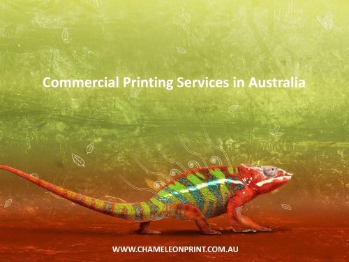 Commercial Printing Services in Australia