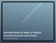 Advisable Notes for Repair or Replace Industrial Electrical Control Panel