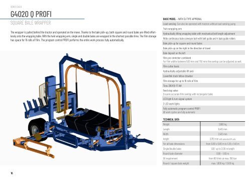 EN | Square Bale Wrappers | G30 Q Series & G40 Q Series | Goeweil