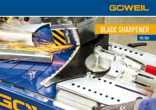 EN | Blade sharpener | MS 100 | Goeweil