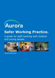 Aurora Safer working practice guidance: February 18 