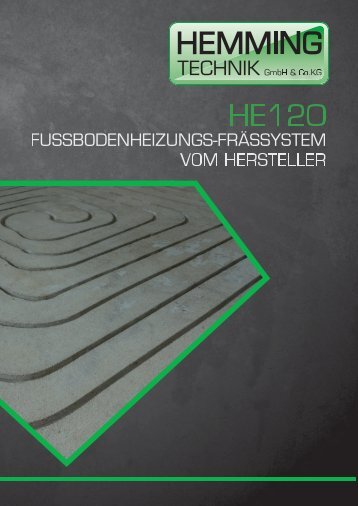 Fussbodenheizungs-Frässystem