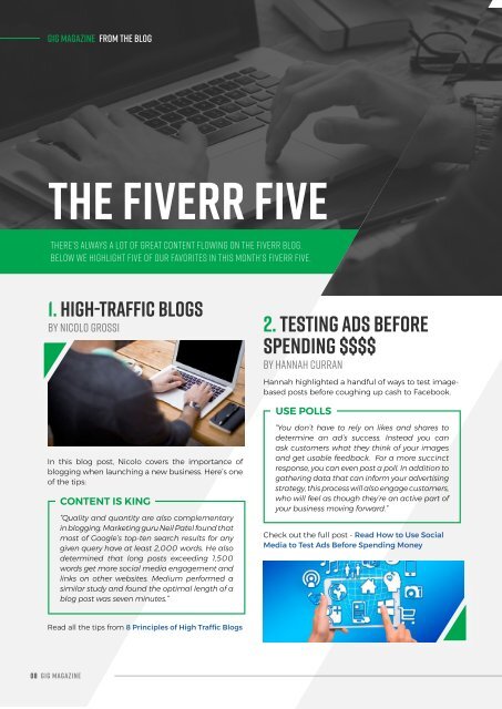 Fiverr Issue #001