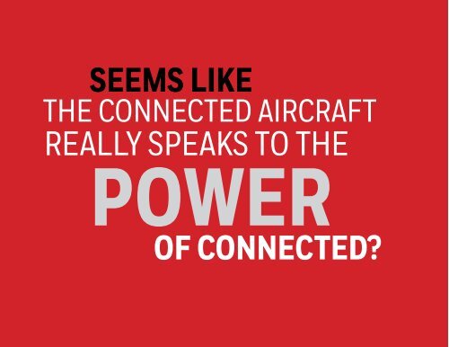 Connected Aircraft