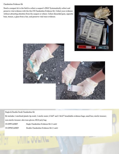 Forensic Kits