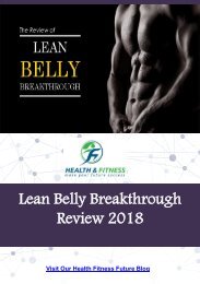 Lean Belly Breakthrough Review 2018