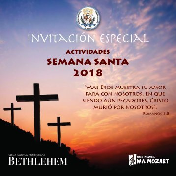 Invitación Semana Santa