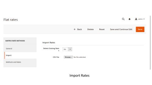 Magento 2 Matrix Rates